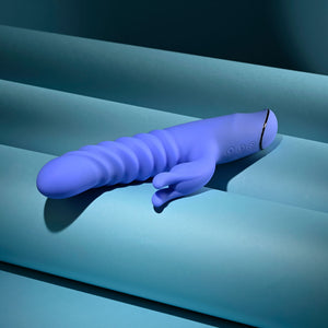 Evolved Knock Knock - Purple Rabbit Vibrator with Flicking Head