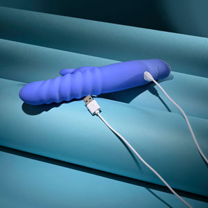 Evolved Knock Knock - Purple Rabbit Vibrator with Flicking Head