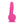 Evolved Ballistic - Pink -Vibrating Dong with Balls Motor & Remote