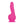 Evolved Ballistic - Pink -Vibrating Dong with Balls Motor & Remote