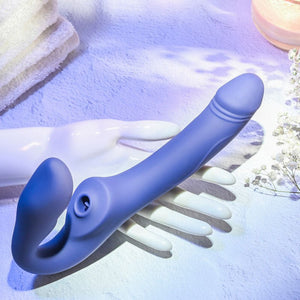 Evolved 2 Become 1 - Strapless Strap-On with Remote Control - Purple