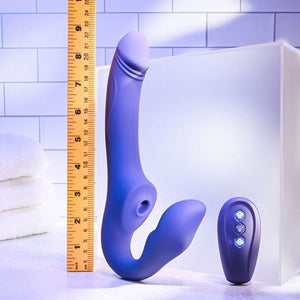 Evolved 2 Become 1 - Strapless Strap-On with Remote Control - Purple
