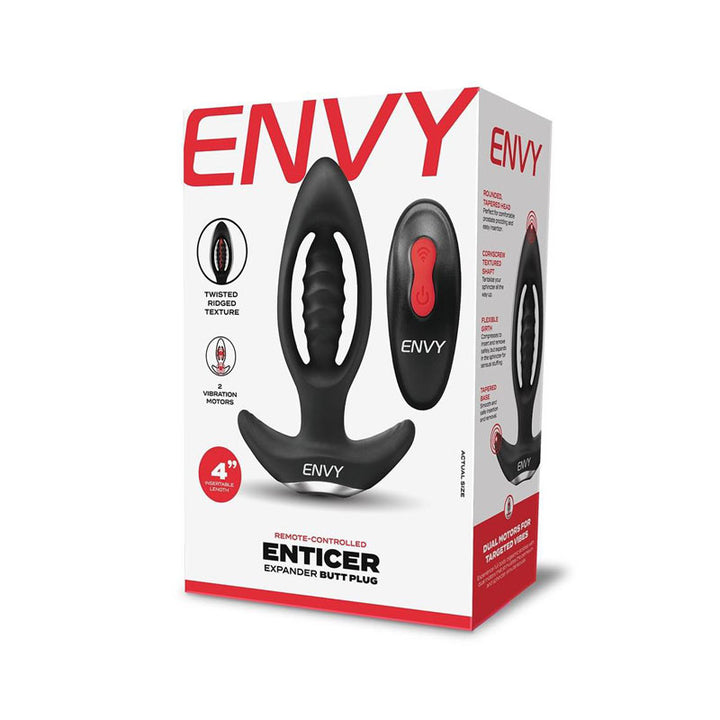 Envy Enticer Expander Butt Plug with Wireless Remote