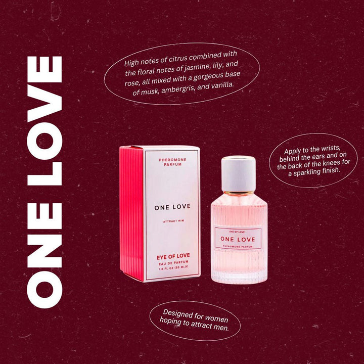 Eye Of Love One Love Rose Pheromone Perfume - 50 ml