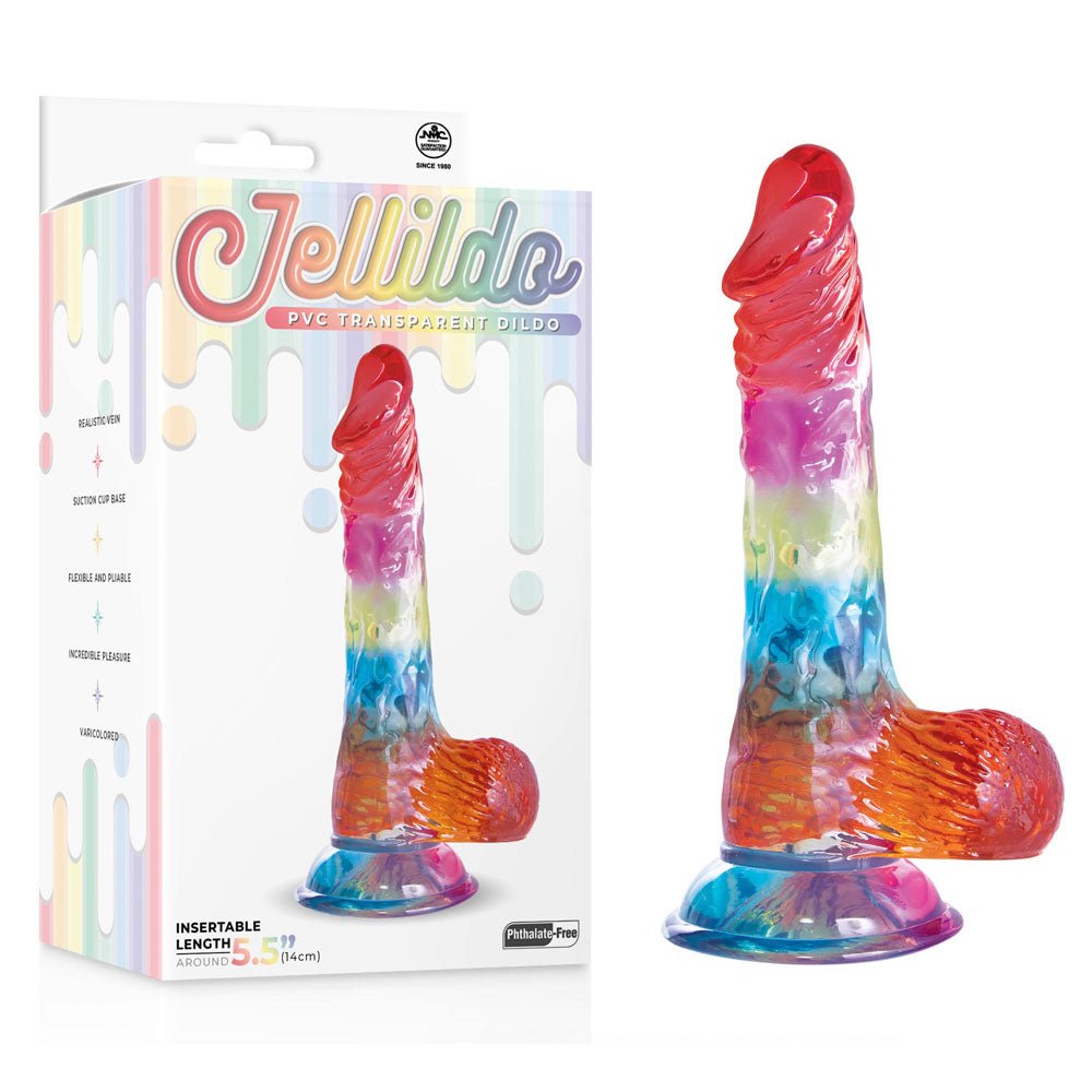 Jellido 5.5 Inch Dildo - Clear Coloured