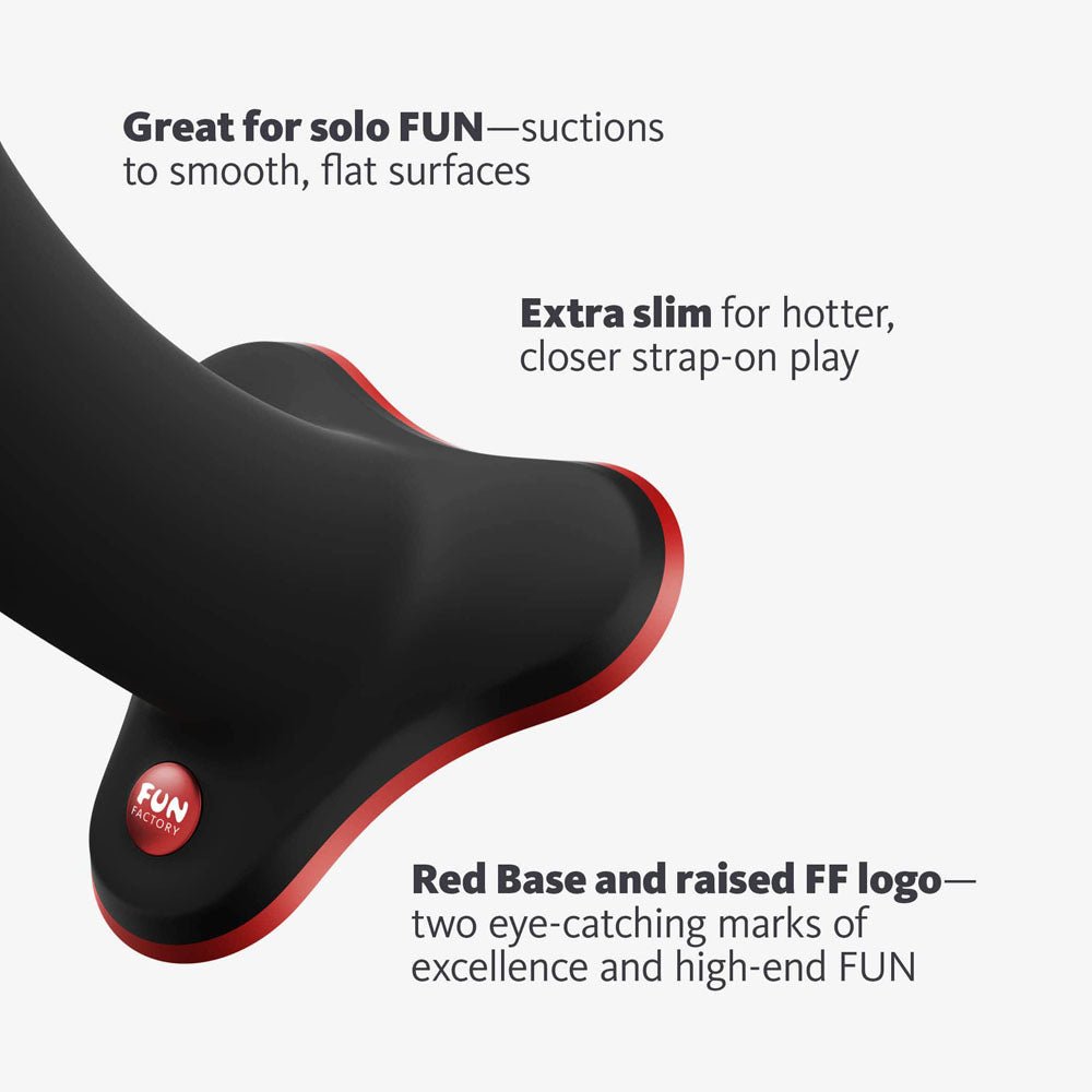 Fun Factory AMOR black - Black 14.6 cm Dildo