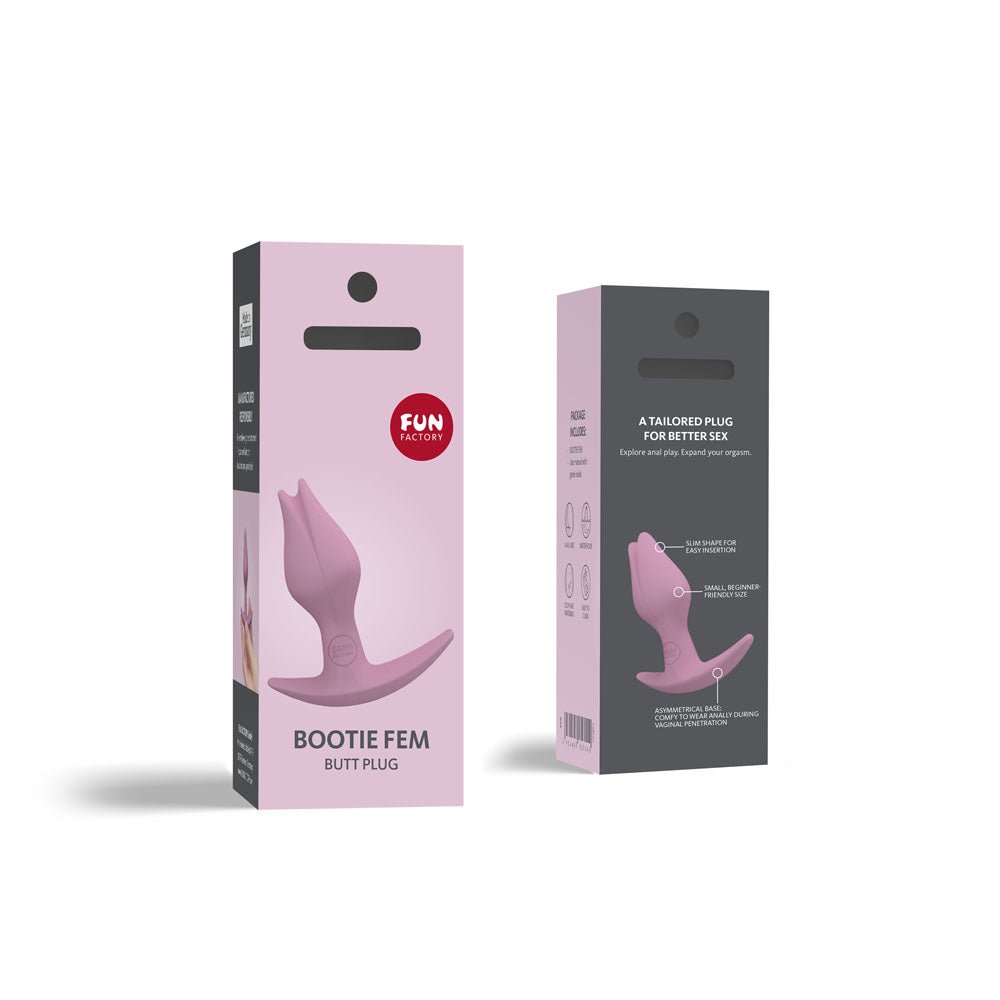 Fun Factory Bootie Fem Butt Plug- Rose