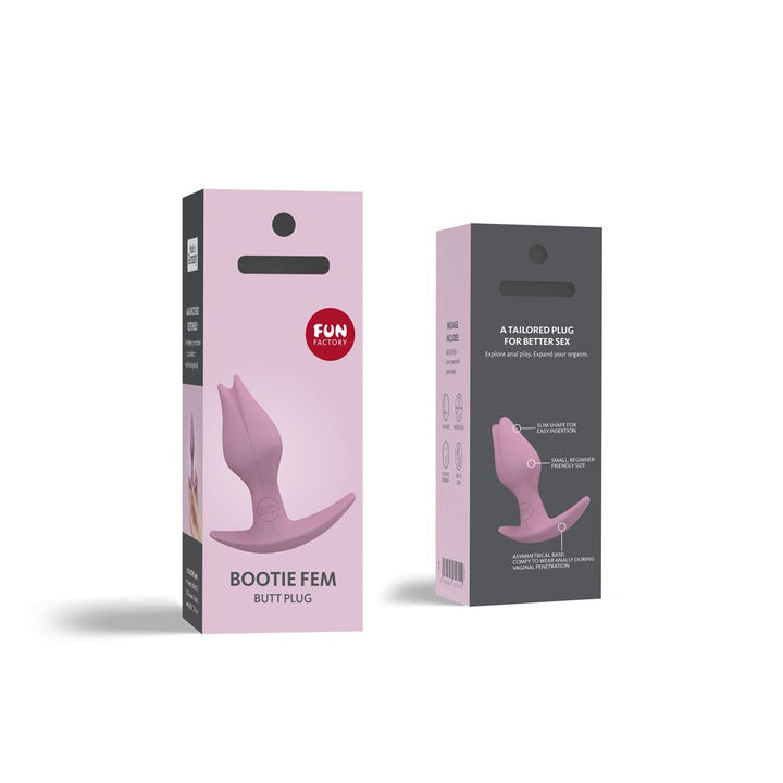 Fun Factory Bootie Fem Butt Plug- Rose
