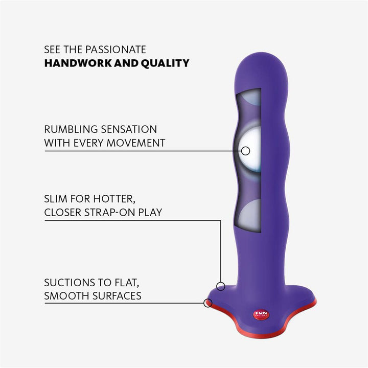 Fun Factory Bouncer Dildo - Flashy Purple
