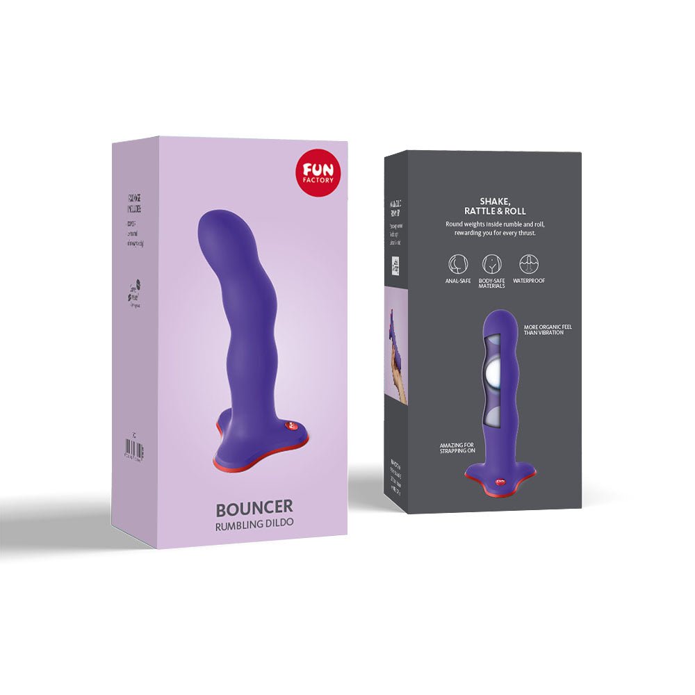 Fun Factory Bouncer Dildo - Flashy Purple
