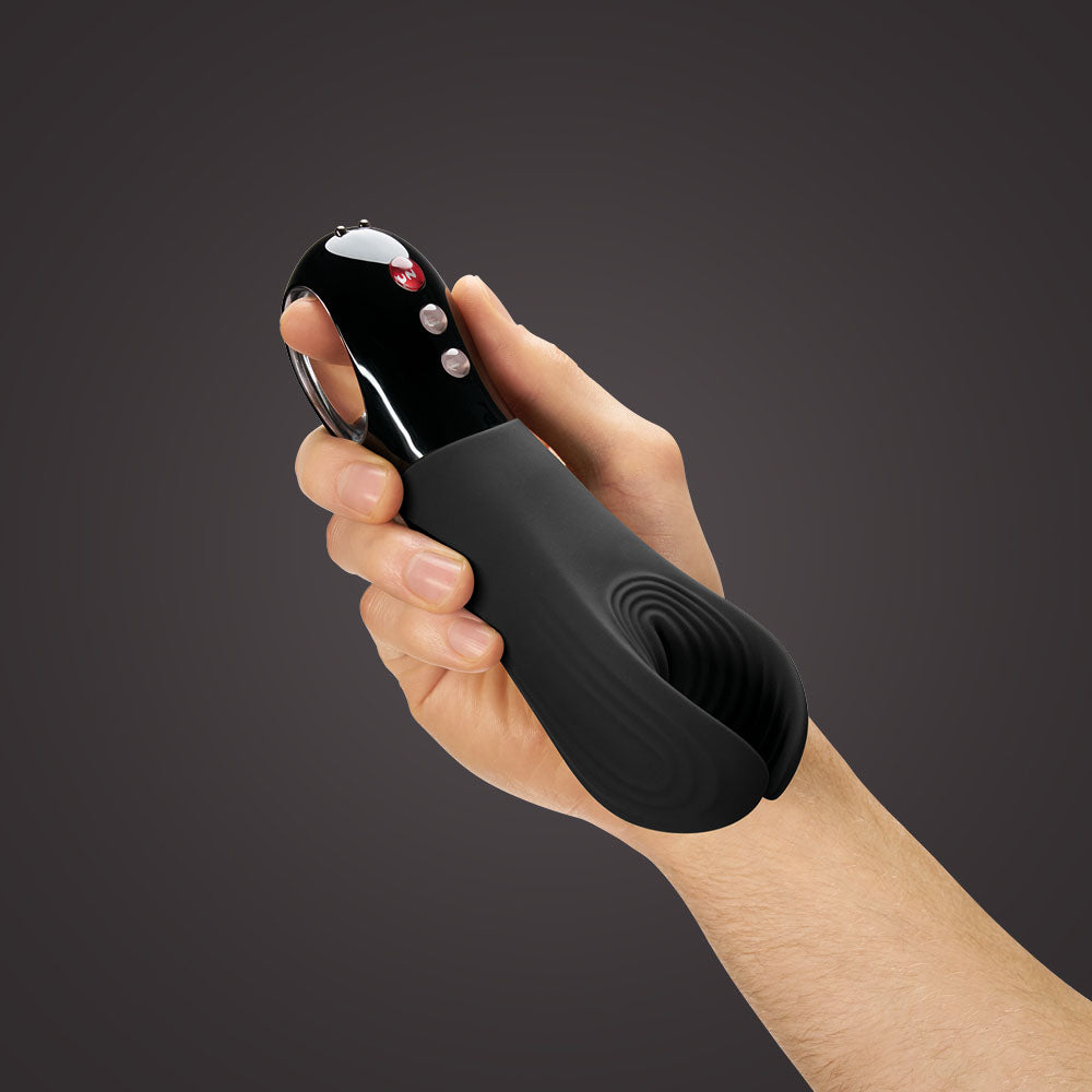 Fun Factory Manta Vibrating Stroker - Black