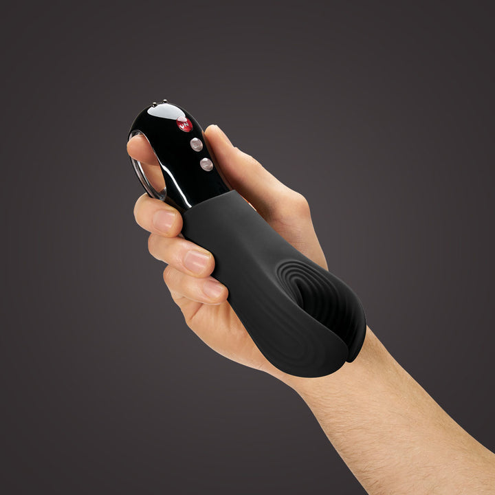 Fun Factory Manta Vibrating Stroker - Black