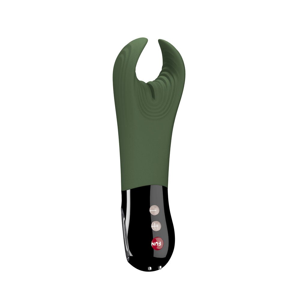 Fun Factory Manta Vibrating Stroker - Moss Green
