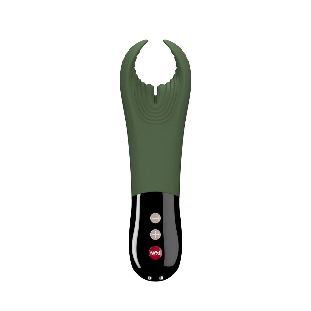 Fun Factory Manta Vibrating Stroker - Moss Green