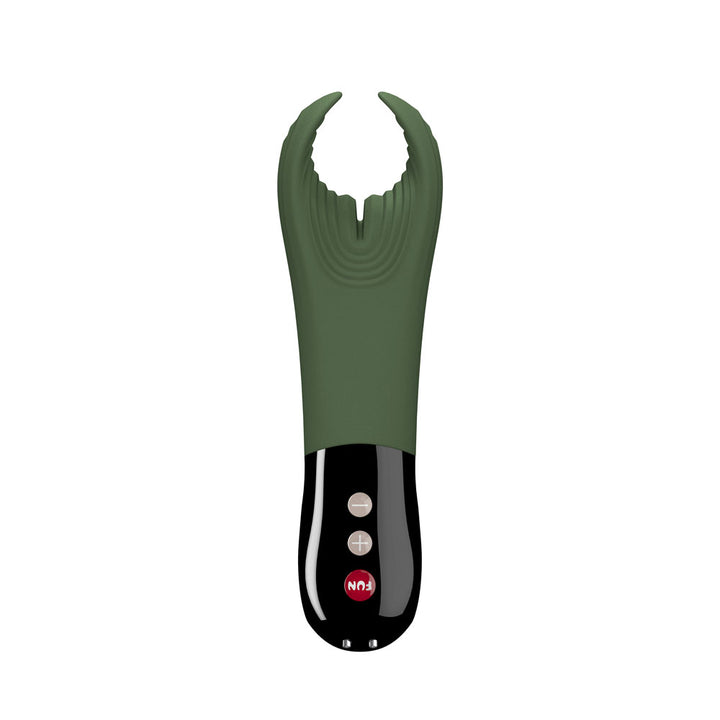 Fun Factory Manta Vibrating Stroker - Moss Green