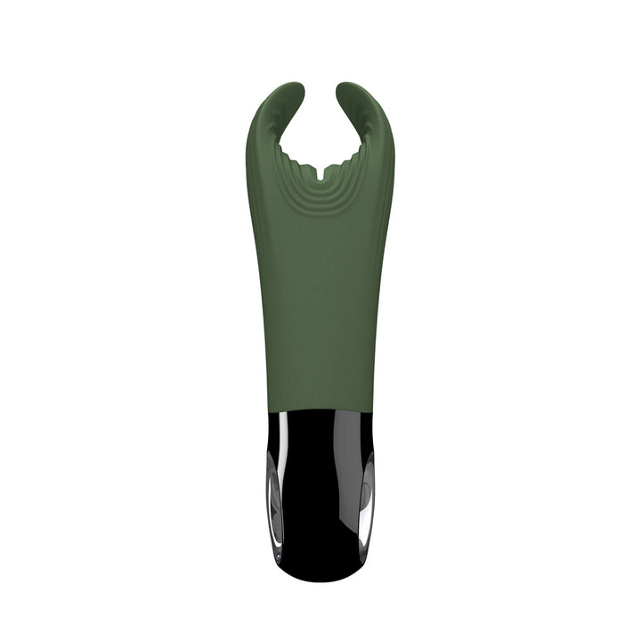 Fun Factory Manta Vibrating Stroker - Moss Green