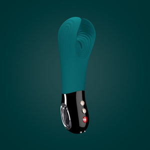 Fun Factory Manta Vibrating Stroker - Deep Sea Blue