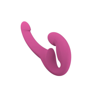Fun Factory Share Vibe Pro Vibrating Strapless Strap-On - Blackberry