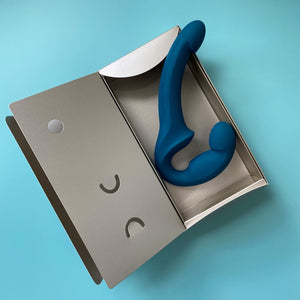 Fun Factory Share Lite Strapless Strap-On - Blue