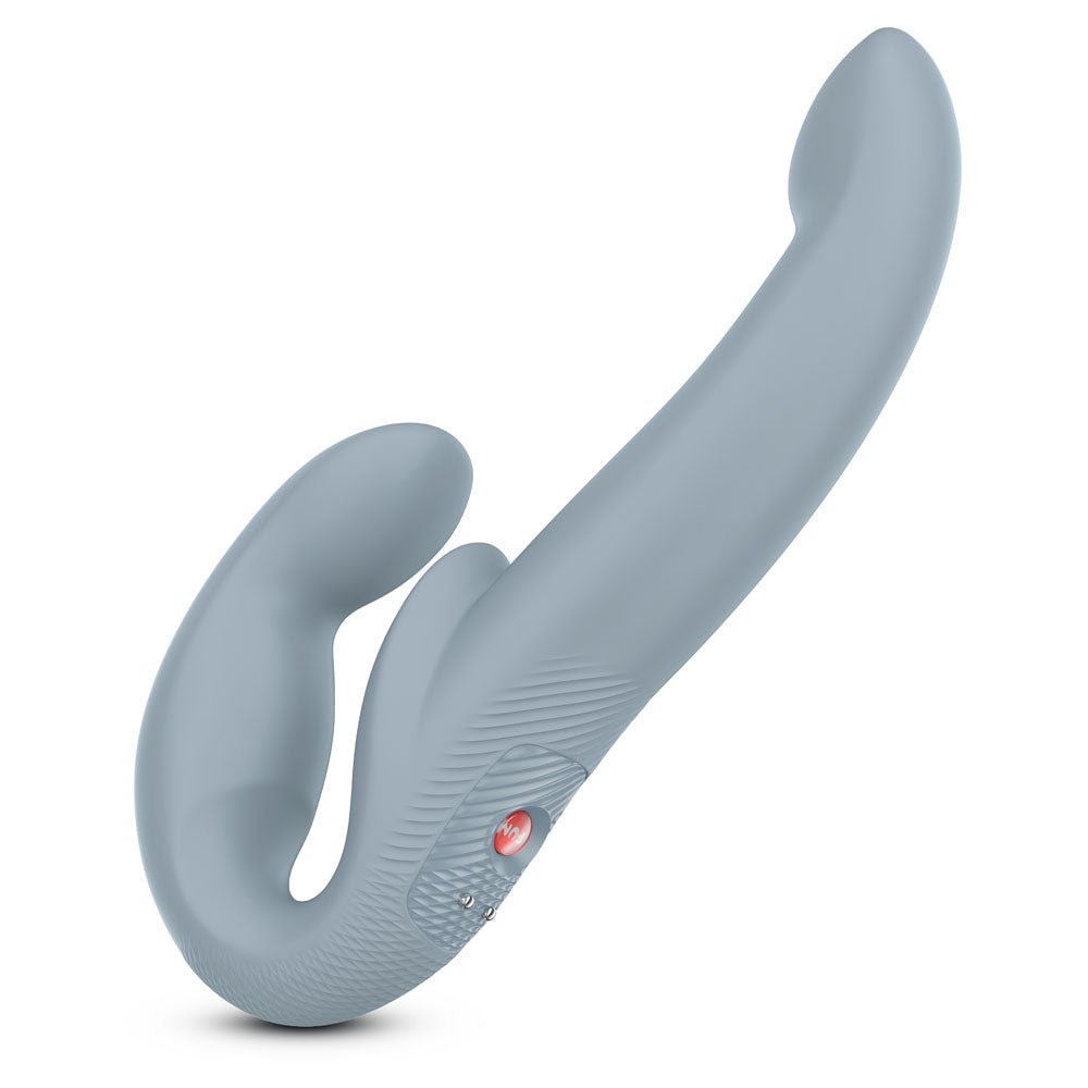 Fun Factory Share Vibe Pro Vibrating Strapless Strap-On - Grey