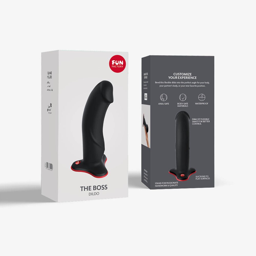 Fun Factory The Boss Stubb Realistic Dildo - Black