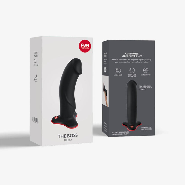 Fun Factory The Boss Stubb Realistic Dildo - Black