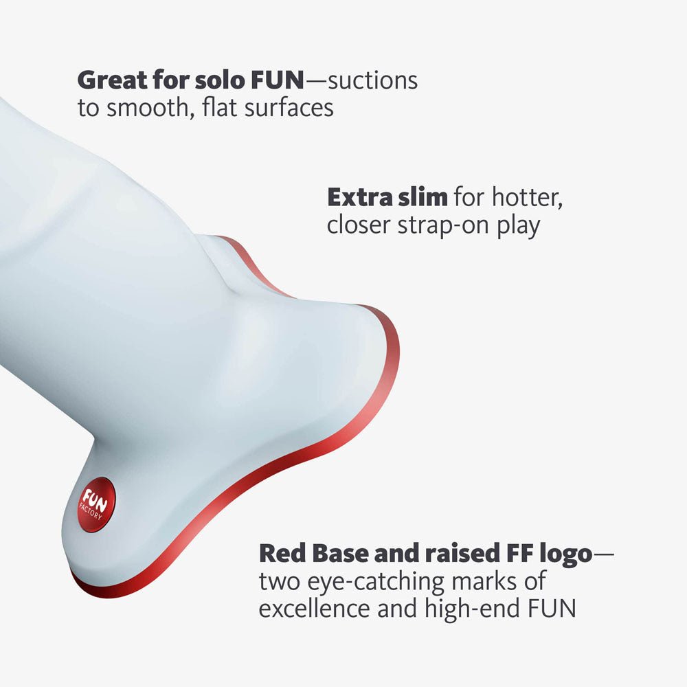 Fun Factory The Boss Stubb Realistic Dildo - Dove Blue