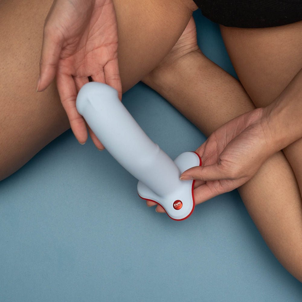 Fun Factory The Boss Stubb Realistic Dildo - Dove Blue
