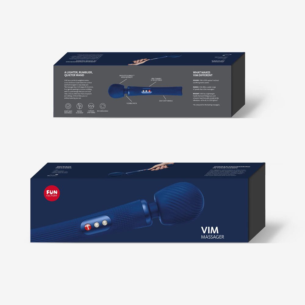 Fun Factory VIM Massage Wand - Midnight Blue