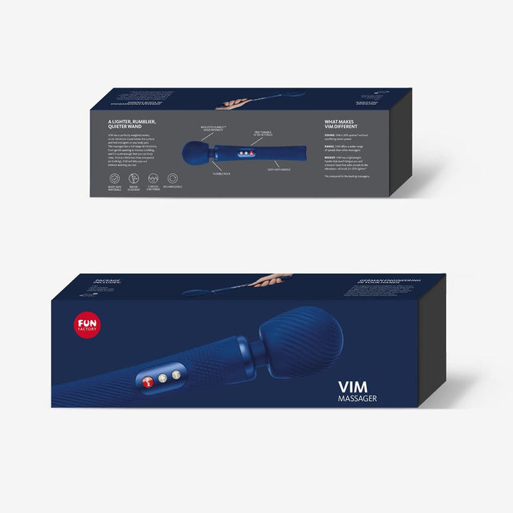 Fun Factory VIM Massage Wand - Midnight Blue