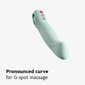 Fun Factory Stronic G Fort Thruster Vibrator - Sage Green
