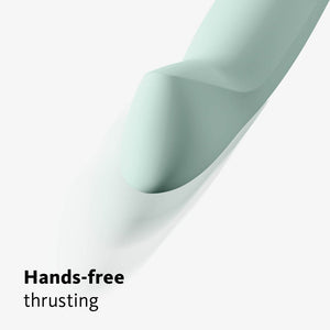 Fun Factory Stronic G Fort Thruster Vibrator - Sage Green