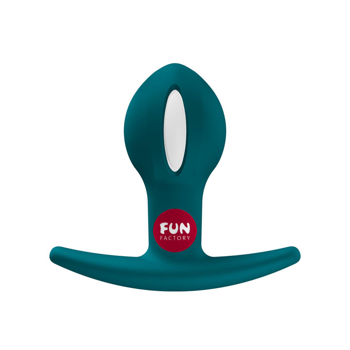 Fun Factory B Balls Uno Weighted Vibrating Anal Plug - Bottle Green