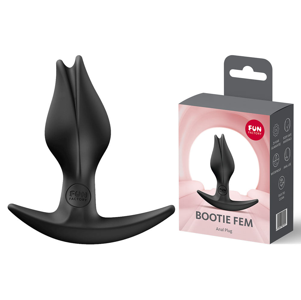 Fun Factory Bootie Fem Anal Plug - Black