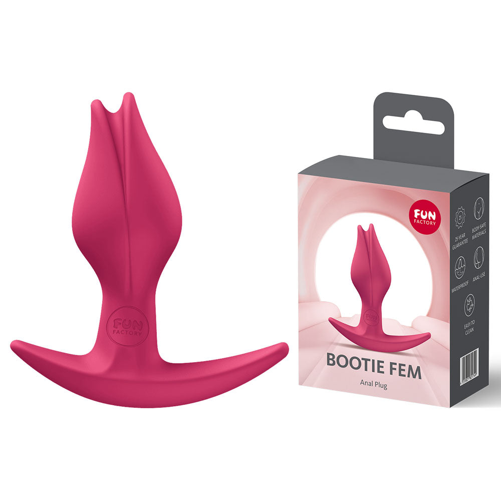 Fun Factory Bootie Fem Anal Plug - Raspberry