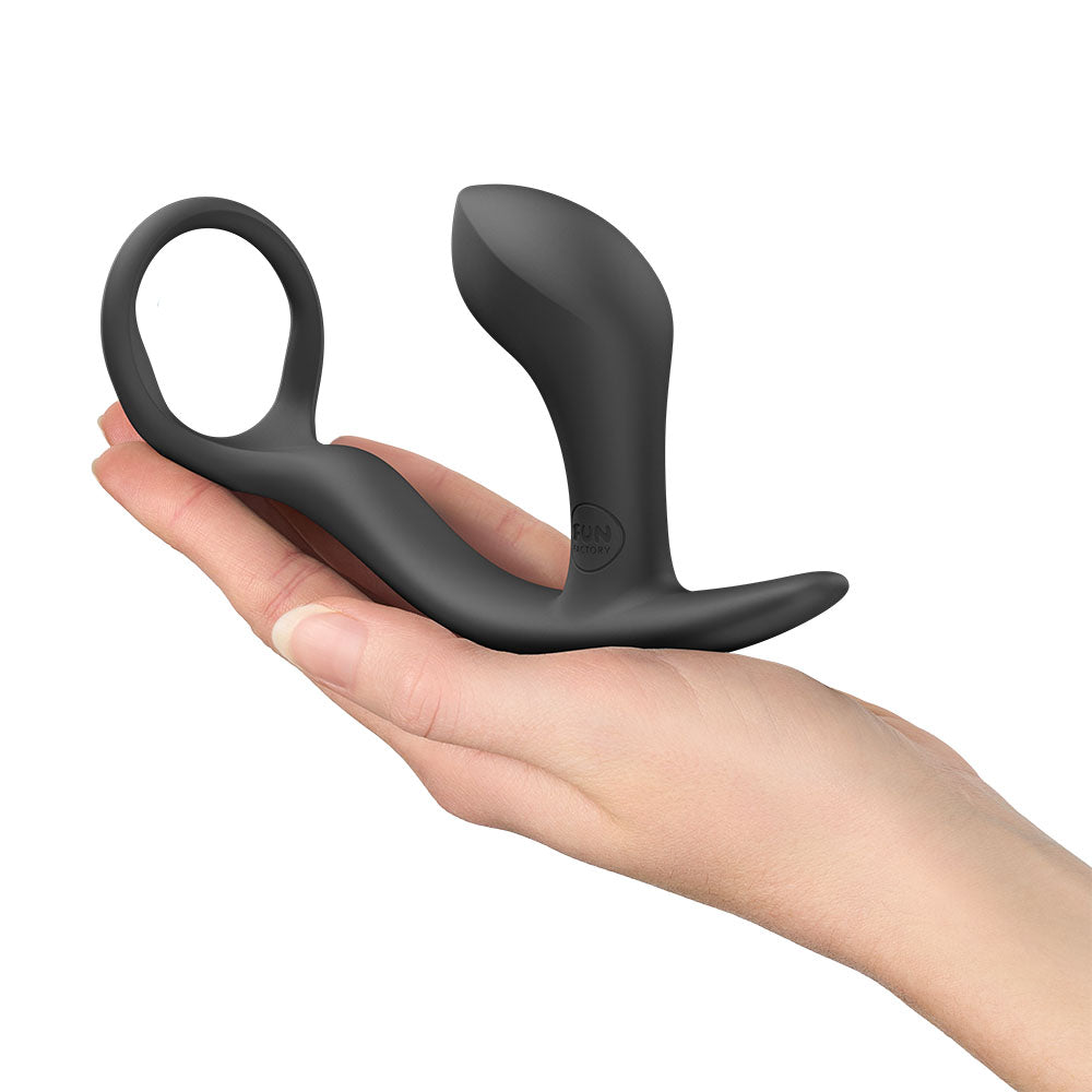Fun Factory Bootie Ring - Cock Ring and Anal Plug - Black