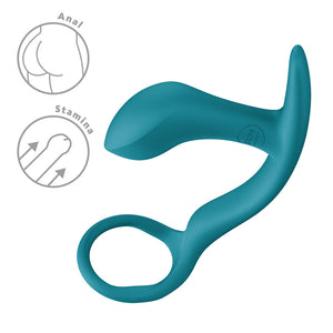 Fun Factory Bootie Ring - Cock Ring and Anal Plug - Bottle Green