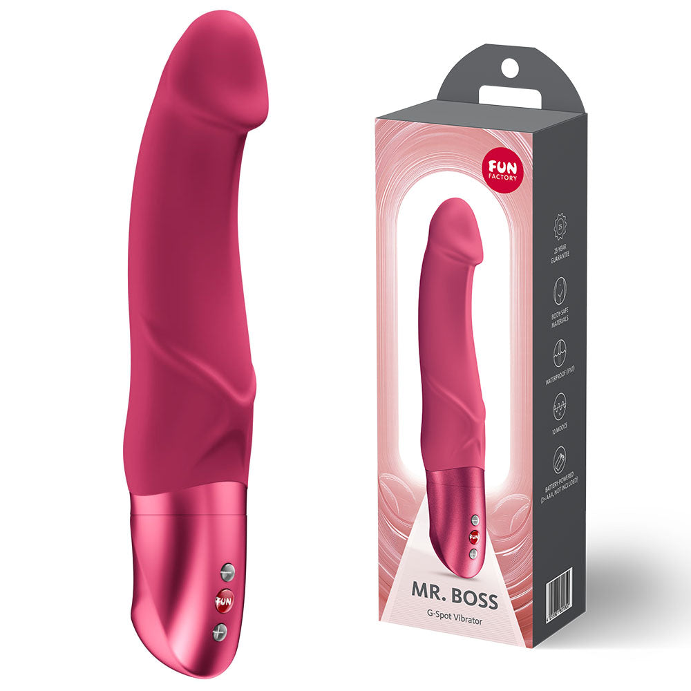 Fun Factory Mr. Boss Vibrator -  Raspberry