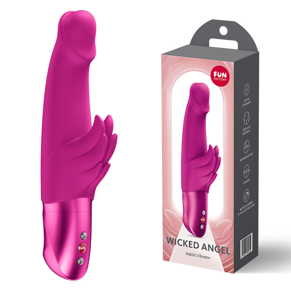 Fun Factory Wicked Angel Rabbit Vibrator - Magenta