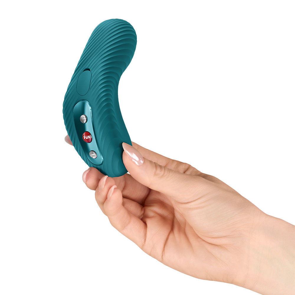 Fun Factory Laya III Lay-On Vibrator - Bottle Green