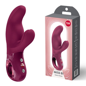 Fun Factory Miss Bi Rabbit Vibrator - Red Wine