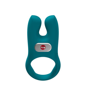 Fun Factory NOS PRO Vibrating Cock Ring - Bottle Green