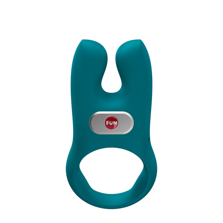 Fun Factory NOS PRO Vibrating Cock Ring - Bottle Green