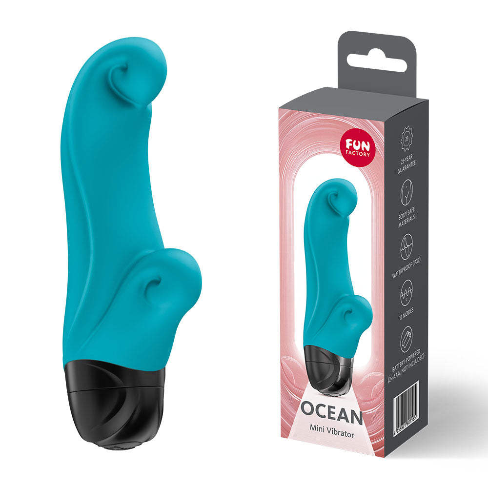 Fun Factory Oceaan G-Spot Vibrator - Aquamarine