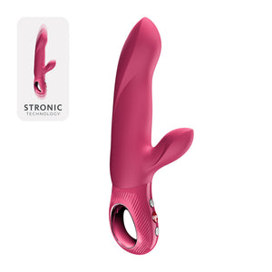 Fun Factory Bi Stronic Arc Thrusting Rabbit Vibrator - Raspberry