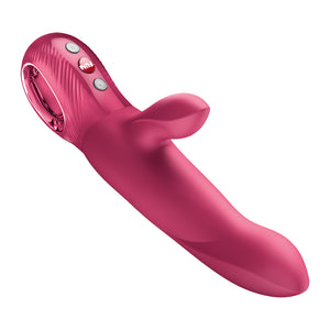 Fun Factory Bi Stronic Arc Thrusting Rabbit Vibrator - Raspberry