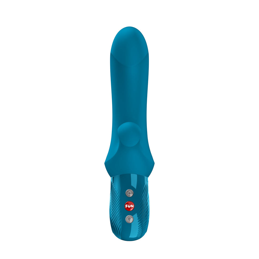 Fun Factory Bi Stronic Curve Thrusting Rabbit Vibrator - Aquamarine