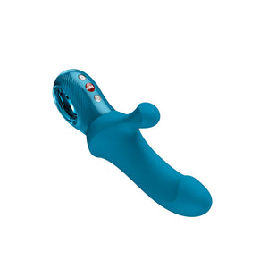 Fun Factory Bi Stronic Curve Thrusting Rabbit Vibrator - Aquamarine