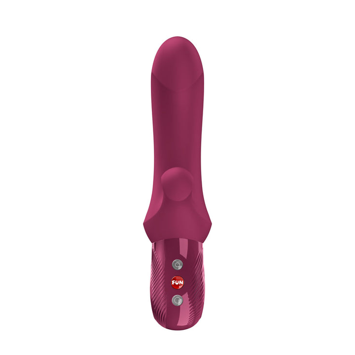 Fun Factory Bi Stronic Curve Thrusting Rabbit Vibrator - Wine Red