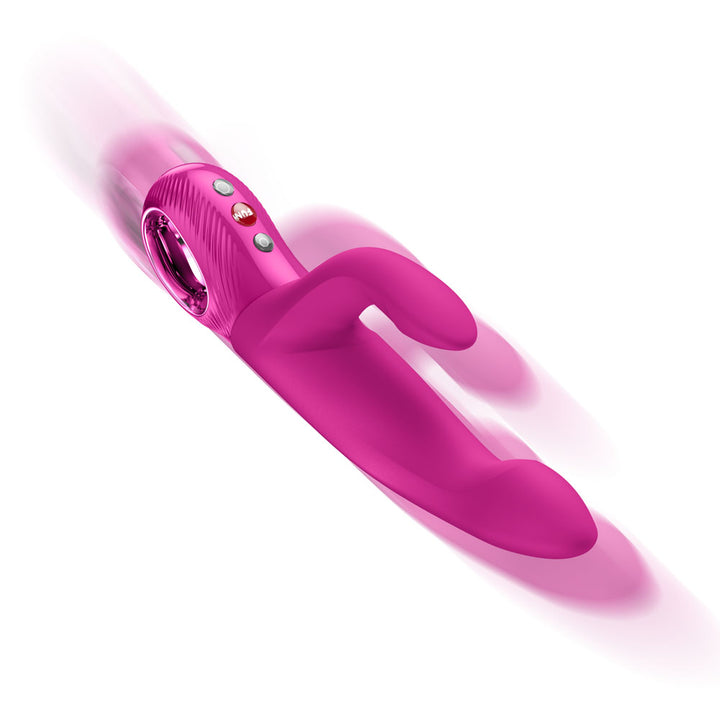 Fun Factory Bi Stronic Immerse - Thrusting Rabbit Vibrator - Magenta